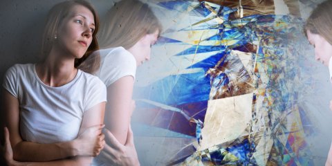 6 Things You Can Do to Have More Power Over Anxiety Young woman suffering from depression/anxiety.