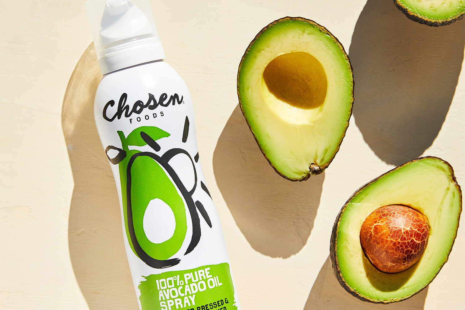 a bottle of sprayable avocado cooking oil