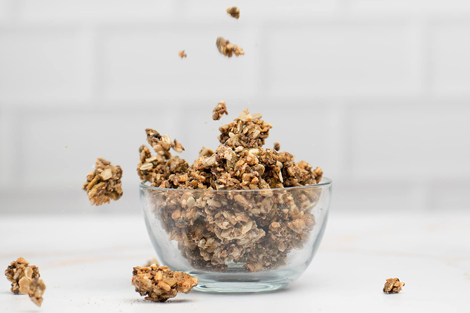 SeedWise Grain Free Clusters a bowl of seed clusters with berries