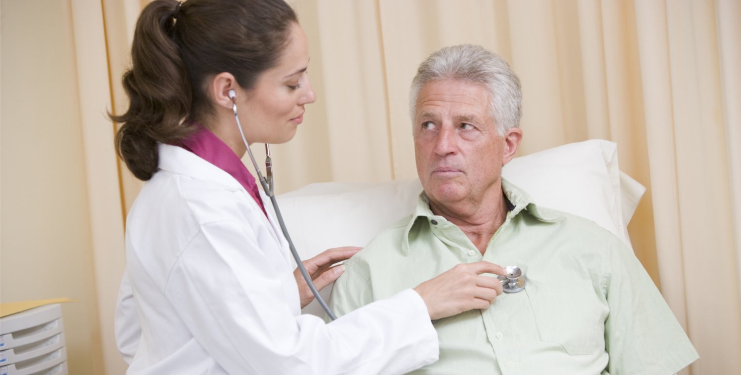 Man Getting Check-Up