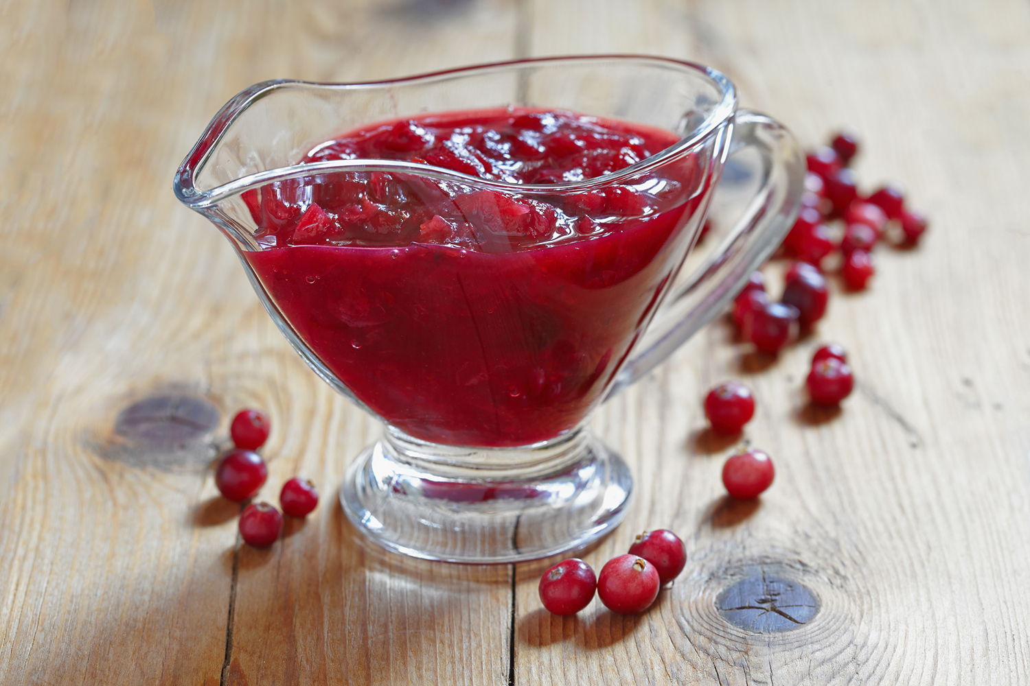 Cranberry-Orange Sauce Cranberry-Orange Sauce in a sauce boat for serving.