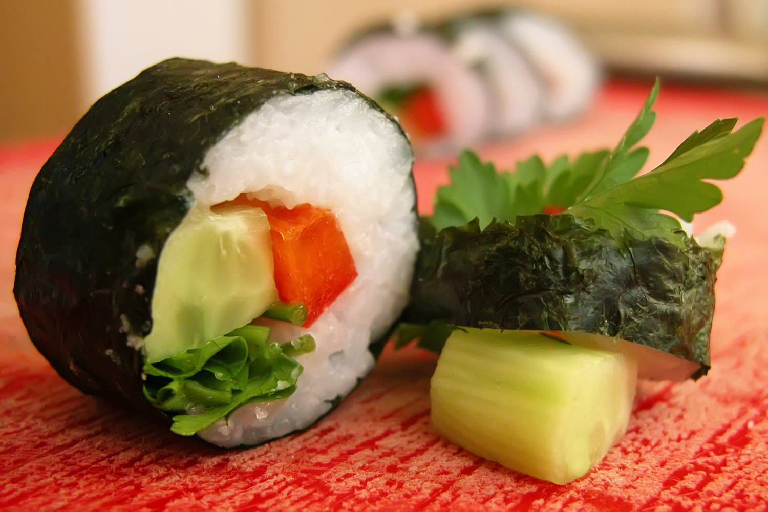 Raw "No Fish" Sushi
