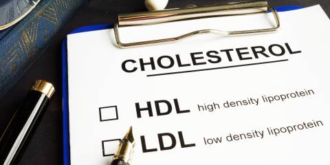 How to Increase Your "Good Cholesterol" Clipboard with high density lipoprotein and low density lipoprotein