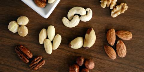 Omegas by the Numbers Walnuts, macadamias, and almonds