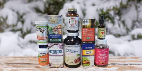 a random collection of all-natural supplements