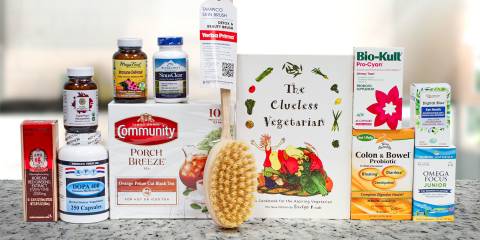 A wide variety of all-natural supplements, and more