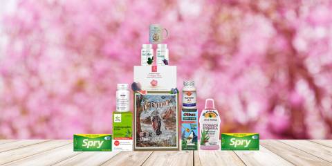 a variety of all-natural supplements and some other goodies