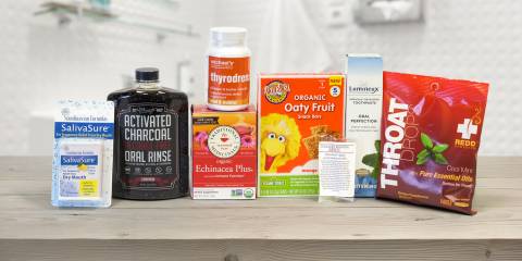 A selection of all-natural products for your mouth and throat