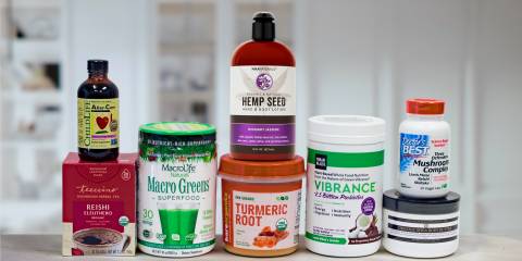 a wide variety of all-natural supplements, body care products, and super-foods.