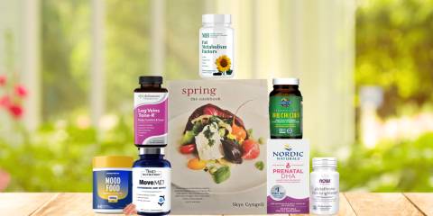 a spring-themed collection of supplements and a cookbook