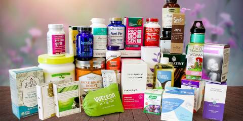 A selection of all natural products to help feel good, look good and have a great day.