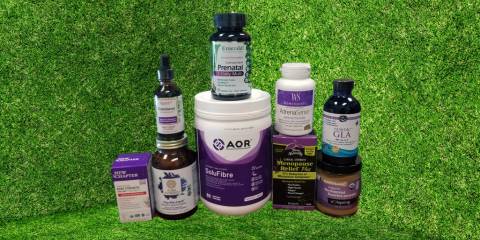 a variety of all-natural supplements and superfood