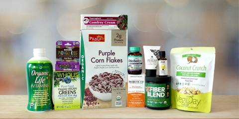 A variety of natural products to start your day off right