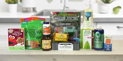 A collection of all-natural snacks, oral care products, and more.