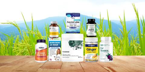 a wide variety of all-natural supplements