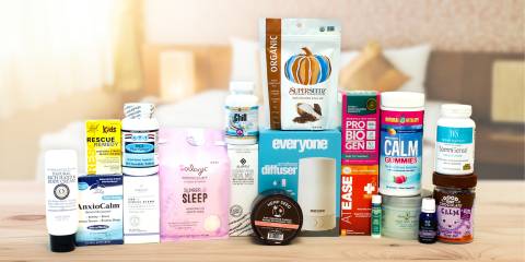 A collection of all-natural products for resting your mind and body