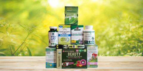 a variety of all-natural products for women's health and wellness