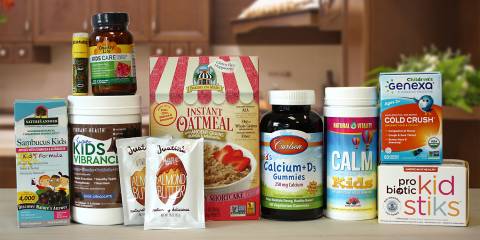 An variety of all-natural products to keep your kids healthy and strong