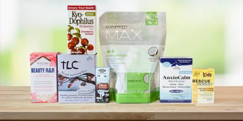 A selection of all-natural products to keep you calm and healthy