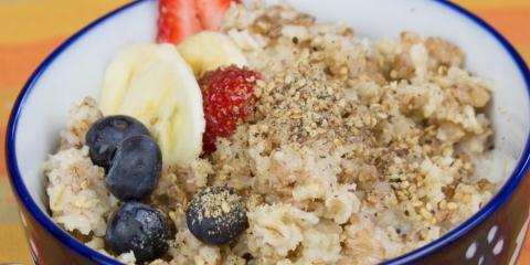 Oat & Rye Porridge with Fresh Fruit