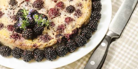 Blackberry Clafoutis Blackberry Clafoutis