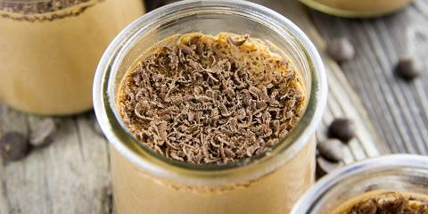 cups of chocolate mousse