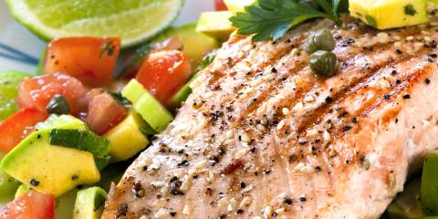 Salmon with Salsa