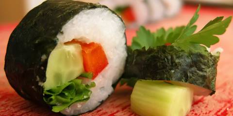 Raw "No Fish" Sushi
