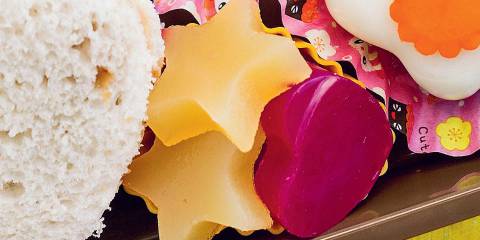 homemade fruit snacks in fun and lucky shapes