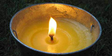 Natural Bug-Repelling Citronella Mint Candles