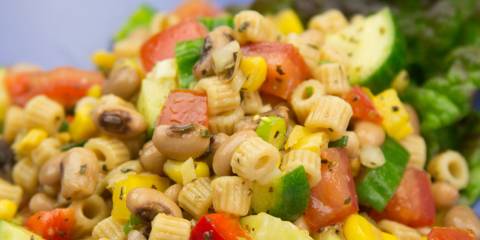 Black Eyed Pea & Ditalini Pasta Salad