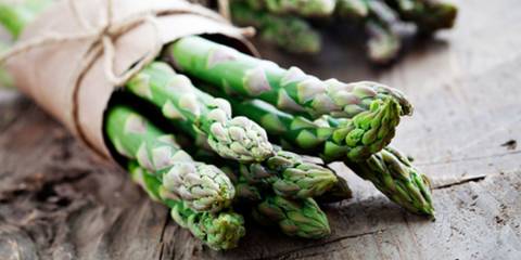 Sesame Asparagus Salad A bundle of fresh asparagus