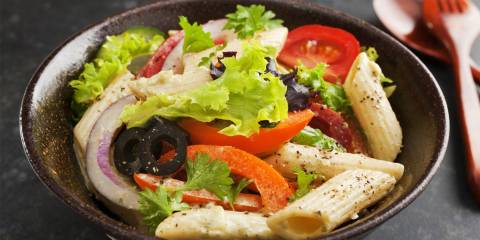Whole-Grain Pasta Chop Salad with Blood Orange Whole-Grain Pasta Chop Salad with Blood Orange