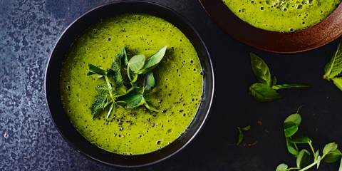 Pea, Mint, and Basil Soup Pea Soup