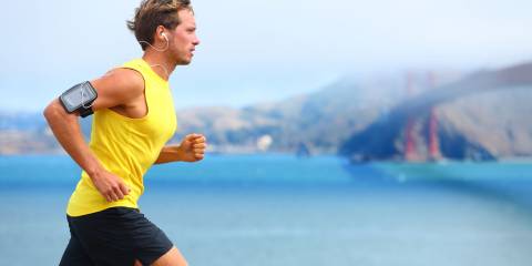 man running