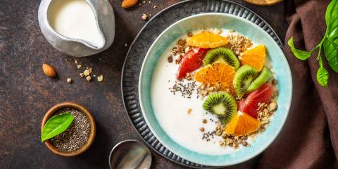 Probiotics May Offer COVID-19 Defense a bowl of yogurt