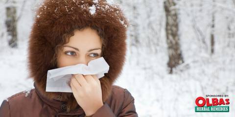 woman with cold