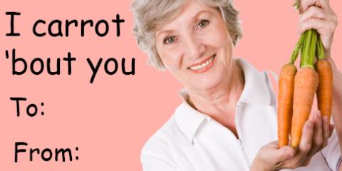 Lady holding carrots