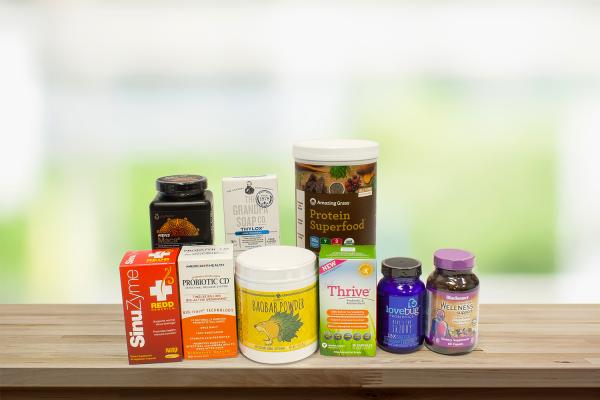 A collection of all-natural products ranging the spectrum