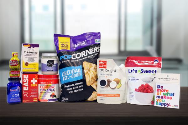 A collection of all-natural products to help you feel good