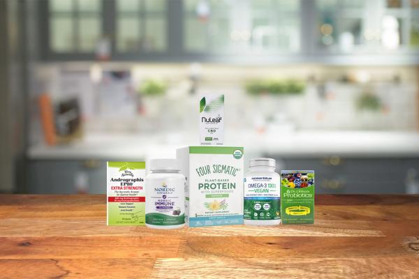 a collection of all-natural supplements