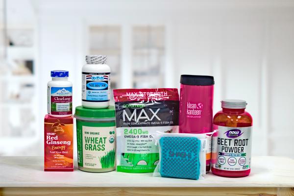 all-natural supplements for energy and immunity, plus some socks. you can never have too many socks.