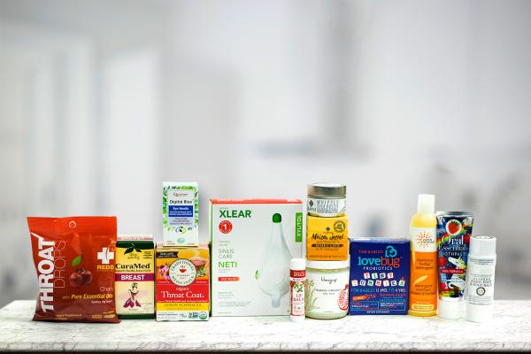 A wide variety of all natural supplements and body care products