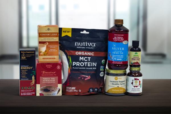 a wide variety of supplements for energy, immunity, and more